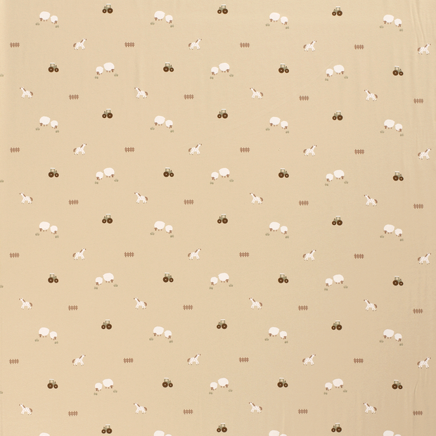 Jersey fabric Beige soft 