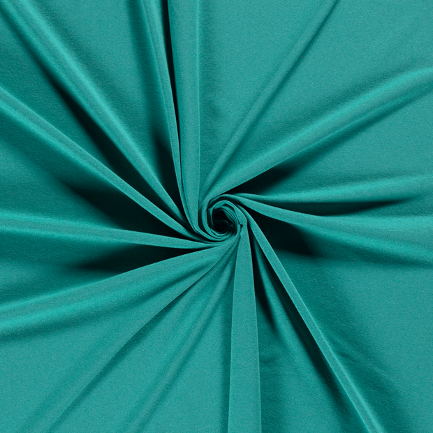 Jersey fabric Turquoise recycled 