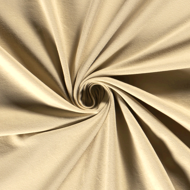 Jersey fabric Unicolour Beige