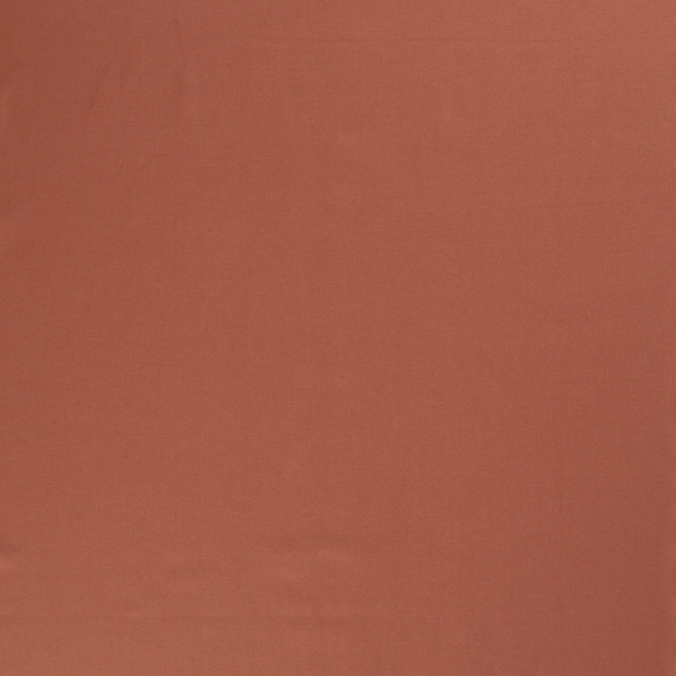 Cotton Poplin fabric Redwood matte 