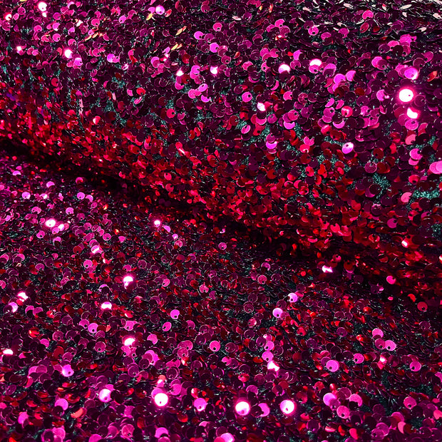 Velvet fabric Unicolour Fuchsia