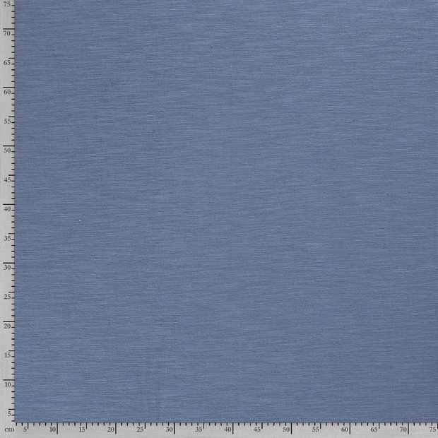 Heavy Knit fabric Unicolour Indigo