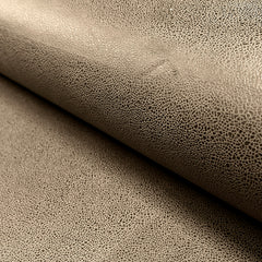 Suede leather foiled Unicolour Khaki Green