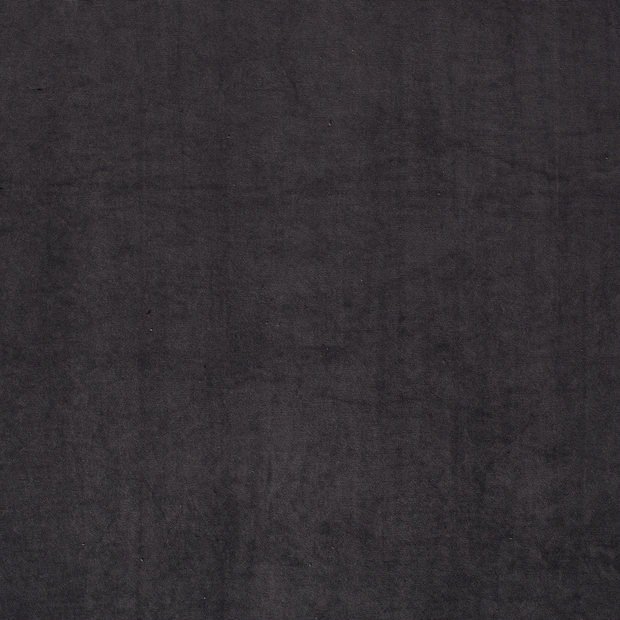 Terciopelo tela Gris oscuro ligeramente brillante 