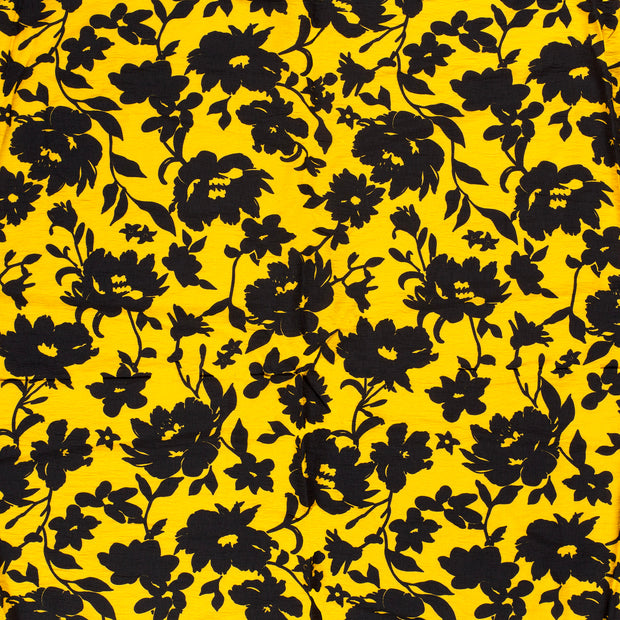 Viscose Nylon Crepe fabrik Ocker matt 