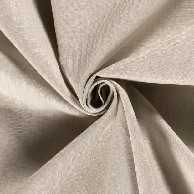 Linen fabric Unicolour Light Grey