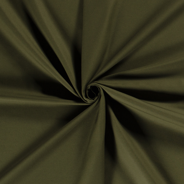 Twill fabric Khaki Green pre-washed 