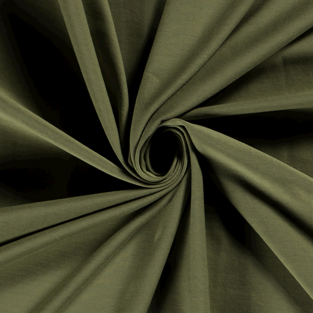 Jersey fabric Unicolour Forest Green