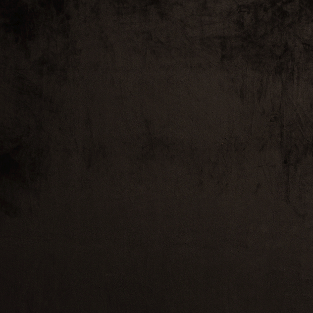 Velvet fabric Dark Brown 