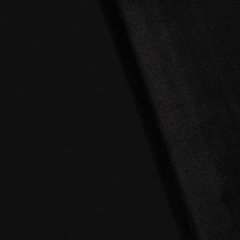 Alphen Fleece brushed Unicolour Black