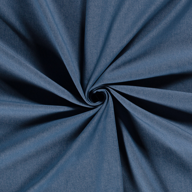 Jeans Stretch fabrik Indigoblau vorgewaschen 