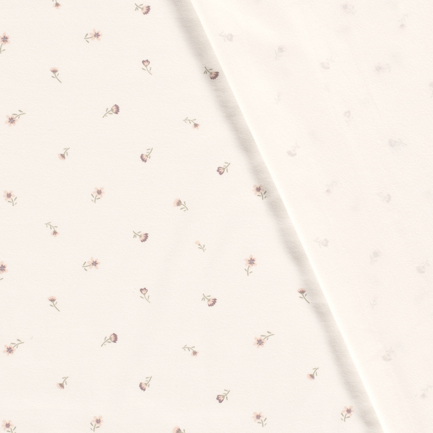 Jersey fabric Flowers printed 