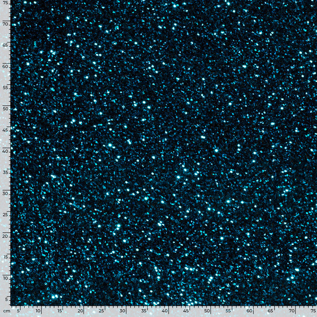 Velvet fabric Unicolour Aqua