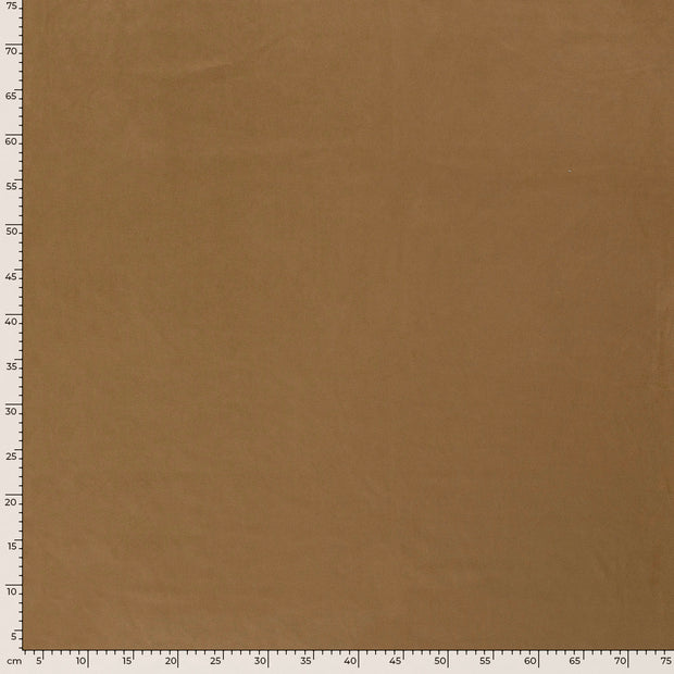 Suede leather fabric Unicolour Camel