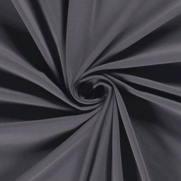 Jersey fabric Unicolour Dark Grey