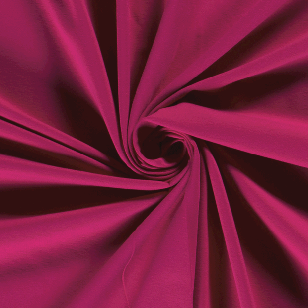 Jersey fabrik Uni Fuchsia