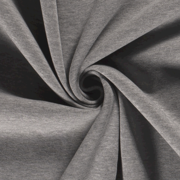 Jogging fabric Unicolour Light Grey