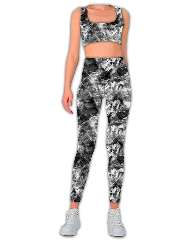 Sportswear Jersey fabric Abstract Grey