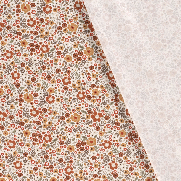 Jersey fabric Flowers printed 