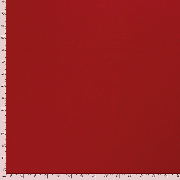 Jersey fabric Unicolour Red