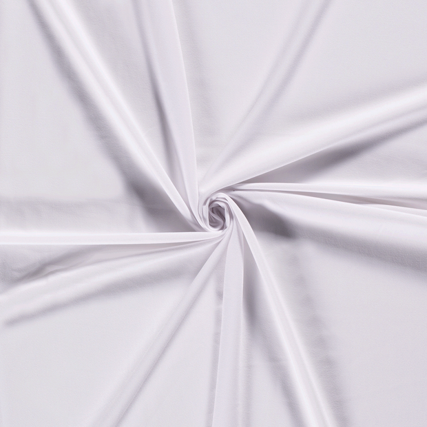 Moss Crêpe fabric Optical White 