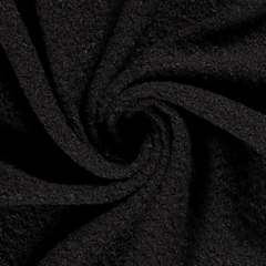 Bouclé Unicolour Black