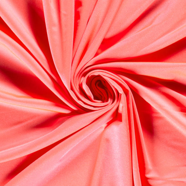 Swimsuit Jersey fabric Unicolour Coral