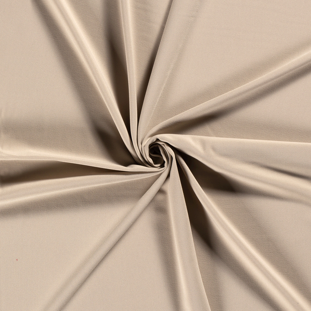 Moss Crêpe tissu Beige 