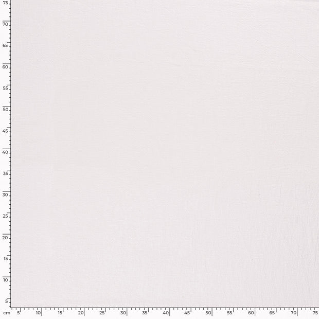 Lin tissu Unicolore Blanc