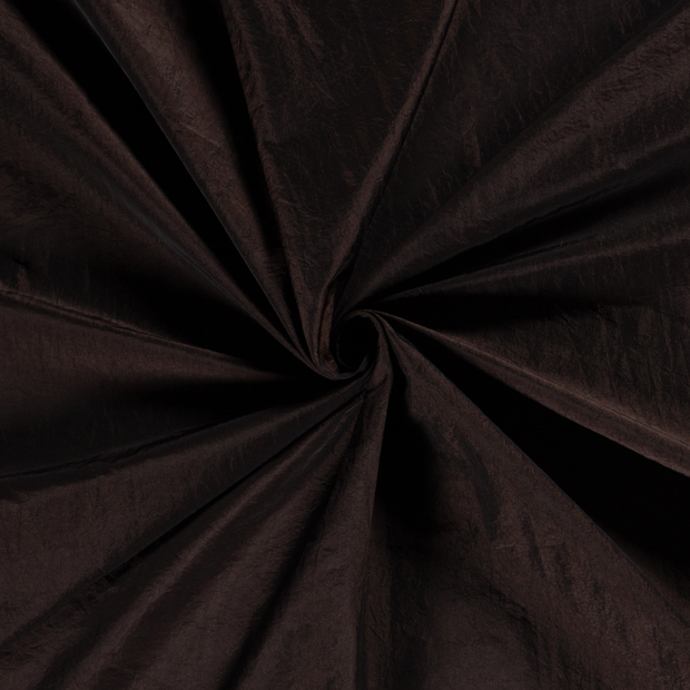 Taffeta fabric Bronze crushed 