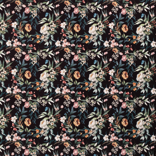 Sportswear Jersey fabric Black slightly shiny 